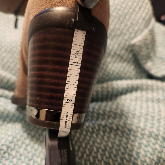 Vince Camuto boots women's 11M beige sand suede Babellie western cowgirl new - Picture 16 of 16